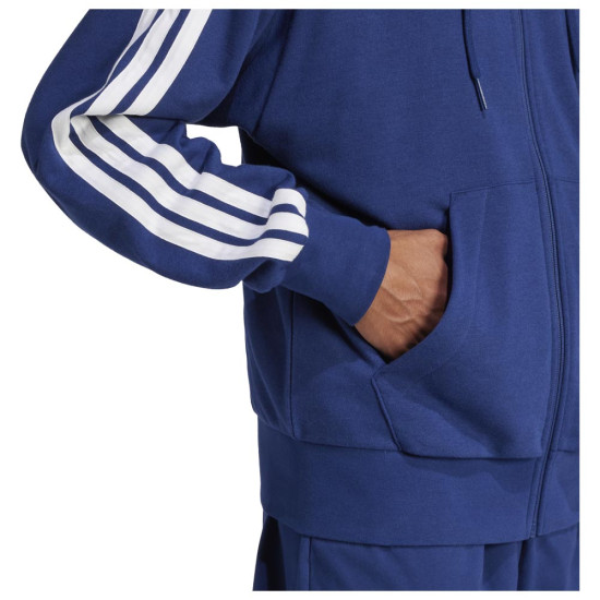 Adidas Ανδρική ζακέτα Essentials 3-Stripes French-Terry Full-Zip Hoodie